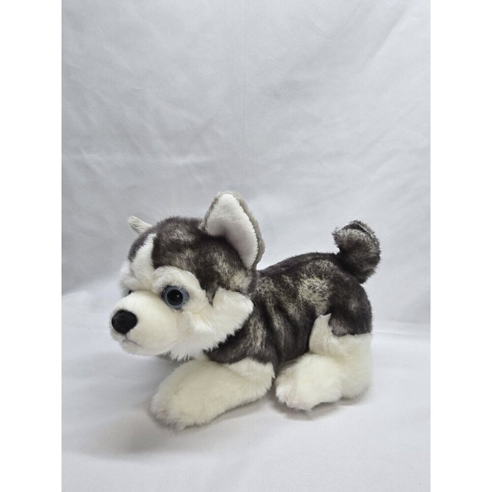 Aurora Miyoni Tots Siberian Husky Wolf Puppy Dog Plush Stuffed Animal Toy